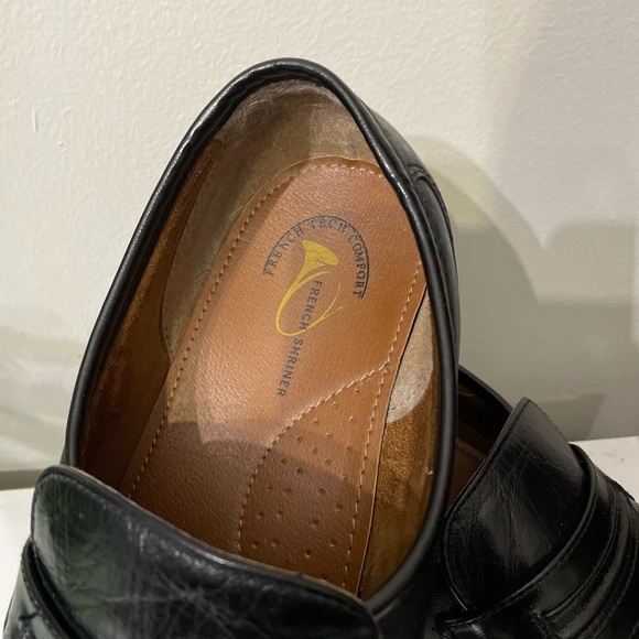 Men’s French Shriner Dayton Leather Slip-On Loafers - Picture 5 of 7